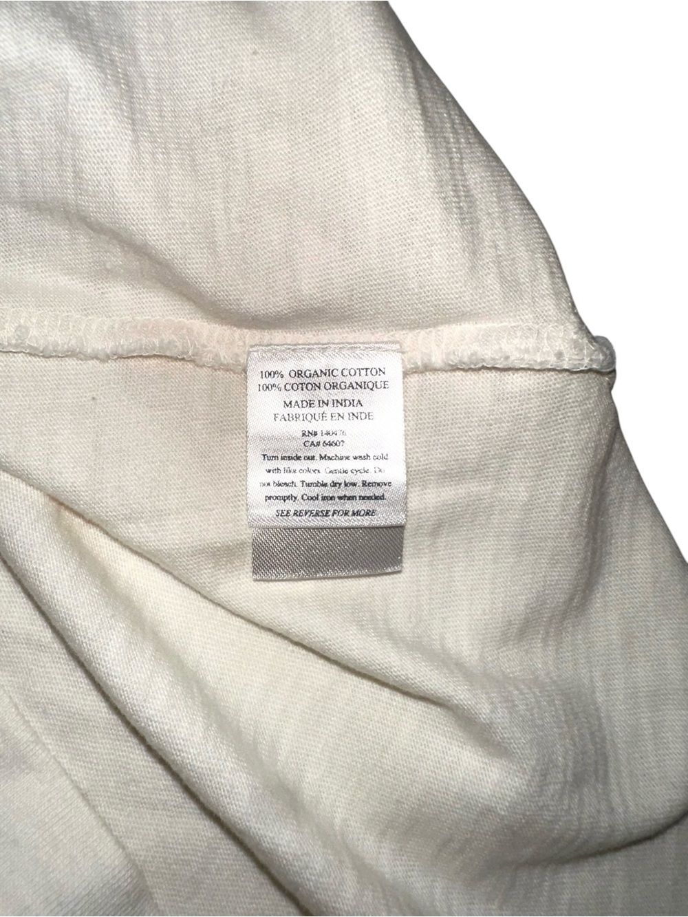 Faherty Sunwashed Organic Cotton Cream Long Sleeve Stripe Polo Top SMALL - Picture 5 of 7